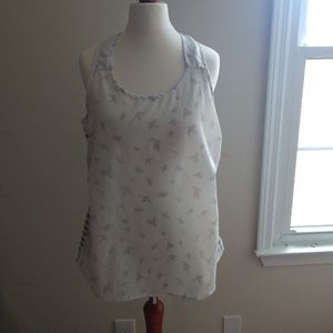 Bird patterned halter tank
